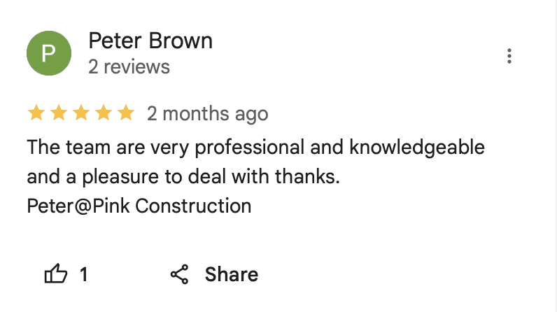 Peter Brown Pink Construction review
