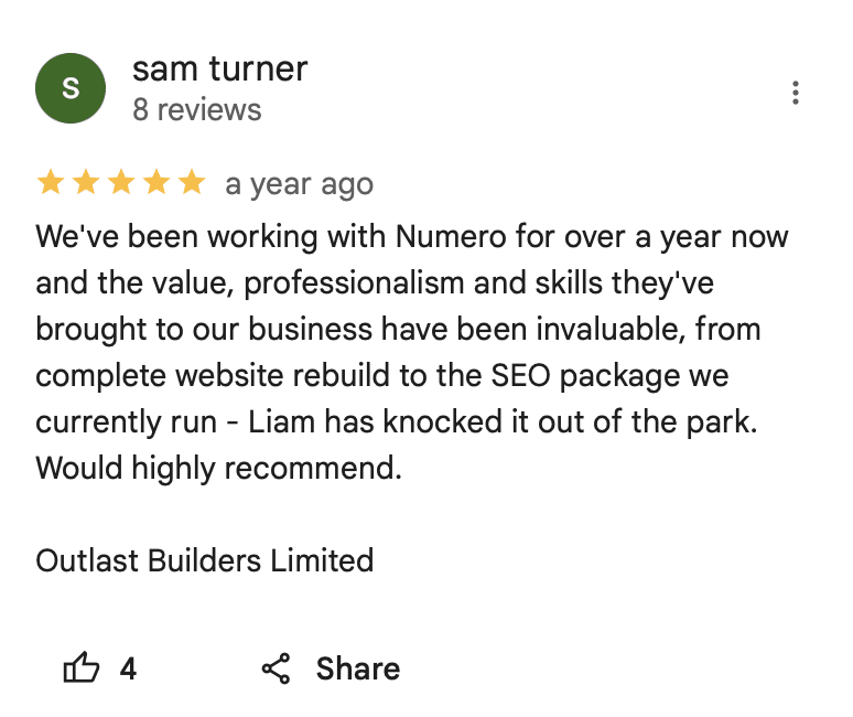 Sam Turner Outlast Builders Review